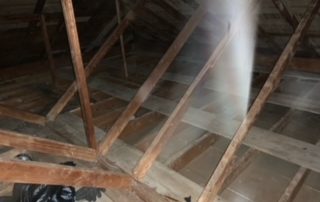 Zonolite removal in Attic, Cote-Saint-Luc